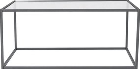 Coffee Table Lizbon - Smoked Glass Black