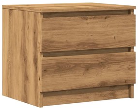 vidaXL Κομοδίνα 2 τεμ Artisan Oak 50x40x43.5 cm Κατασκευασμένο ξύλο