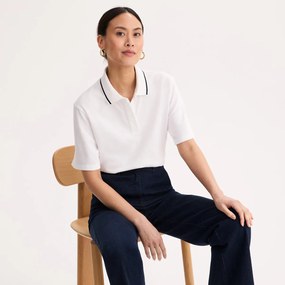 Πόλο με κοντά μανίκια από βαμβακερό πικέ