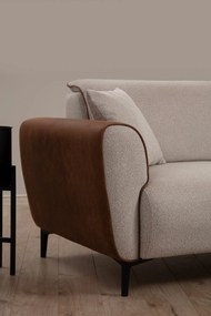 Corner Sofa-Bed Aren Right - Beige, Cinnamon Beige
Cinnamon