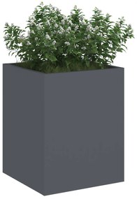 vidaXL Γλάστρα Κήπου Ανθρακί 50 x 32 x 40 εκ Κρύα έλαση από χάλυβα