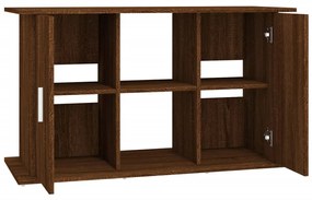 vidaXL Βάση Ενυδρείου Καφέ Δρυς 101x41x58 εκ. από Επεξεργασμένο Ξύλο