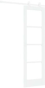 vidaXL Συρόμενη Πόρτα ORKDAL Λευκό 61 x 198.5 εκ. Ξύλο και μέταλλο