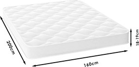 Στρώμα Fix Pad Chic Strom μονής όψης 18-19cm 160x200εκ
