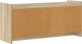 vidaXL Ντουλάπι TV 102 x 33 x 47 εκ Sonoma Δρυς Επεξεργασμένο Ξύλο
