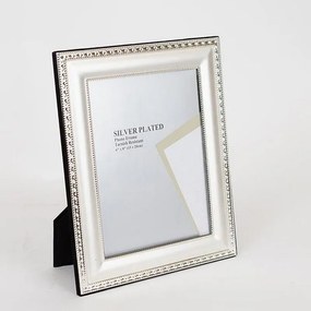 Κορνίζα Μεταλλική Επάργυρη 756-10028 15x20cm Silver Estheti Home Metal