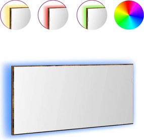 vidaXL Καθρέφτης Καφέ 80 x 37 εκ.