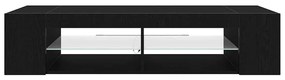 vidaXL Ντουλάπι TV Μαύρο 135 x 39 x 30 εκ Επεξεργασμένο ξύλο
