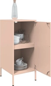 vidaXL Ντουλάπι Ροζ 36 x 39 x 79 εκ. από Χάλυβα