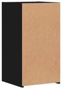 vidaXL Κομοδίνο Μαύρο 35x34x65 εκ. από Επεξεργασμένο Ξύλο
