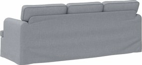 vidaXL Καναπές Ανοιχτό γκρι