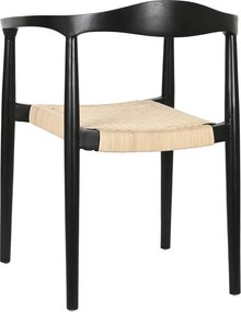 Καρέκλα DKD Home Decor Λευκό Μαύρο 59 x 55 x 78 cm