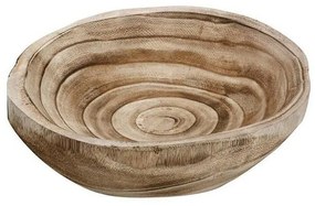 Σαλατιέρα Στρόγγυλη Ξύλινη Xyp112 25,5X24cm Natural Espiel Medium Wood