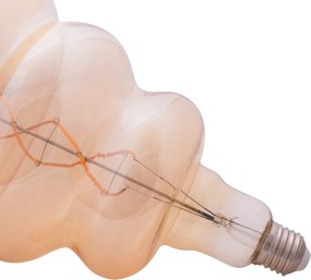 ΛΑΜΠΤΗΡΑΣ LED FILAMENT 8W E27 3000K GOLD COLOR DIMMABLE  HM4056.02