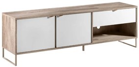 MATIS Έπιπλο TV DENVER δρυς kalaj/ λευκό γυαλιστερό 172,8x40x54 MATIS160273