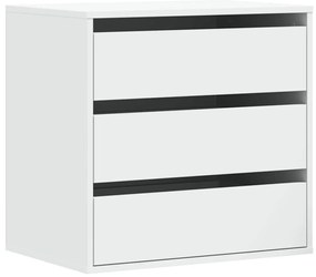 vidaXL Συρταριέρα Γωανική Λευκή 60x41x58 εκ. από Επεξεργασμένο Ξύλο