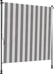 vidaXL Εξωτερικό ρολό Γκρι και Λευκό 100 x 270 cm