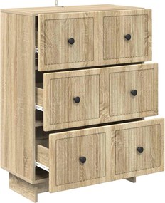 vidaXL Ντουλάπι με Συρτάρια 66 x 34,5 x 90 εκ Επεξεργασμένο Ξύλο