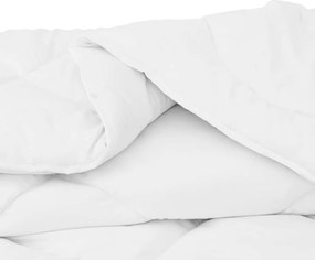 vidaXL Κουβέρτα 2 σε 1 Λευκό 155 x 220 cm Πολυεστέρας