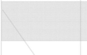 vidaXL Συγκολλητός φράχτης από σύρμα Γκρι