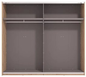 Ντουλάπα Συρόμενη GARD 245 Δίφυλλη Artisan 245x61x218εκ. 245x61x218 εκ.