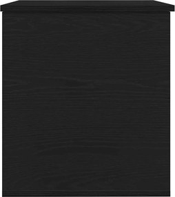 vidaXL Κουτί αποθήκευσης Μαύρη δρυς 60 x 42 x 46 cm Επεξεργασμένο ξύλο