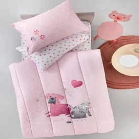 Πάπλωμα Παιδικό Paw Pinky Guy Laroche Μονό 160x220cm 100% Microsuede