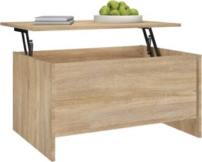 vidaXL Τραπεζάκι Σαλονιού Sonoma Δρυς 80x55,5x41,5 εκ. Επεξεργ. Ξύλο