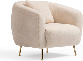 Wing Chair Istiridye - Beige Beige
