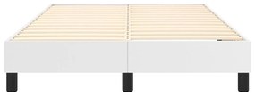 vidaXL Πλαίσιο Κρεβατιού Boxspring Λευκό 120x200 εκ. Συνθετικό Δέρμα