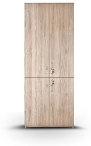 ΧΕΡΙ ΞΥΛΟ ΒΙΒΛΙΟΘΗΚΗ Β2 4ΦΥΛ.- 83x41x200cm Y