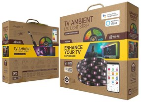 LED ταινίες Muvit iO Μαύρο 30 cm 3 m