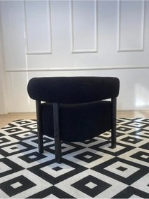 Stewehome Πολυθρόνα με πόδια από ξύλο 60x55x55 cm