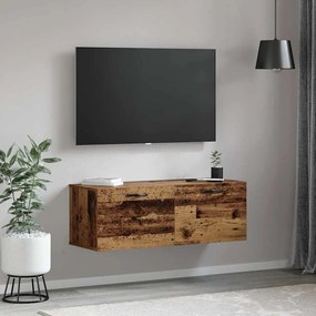 vidaXL Ντουλάπα Τοίχου Επιτοίχιο Παλιό ξύλο 100 x 36.5 x 35 cm