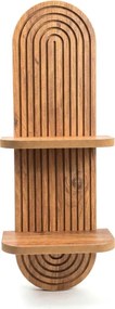 Ραφιέρα τοίχου Artwill Megapap Mdf χρώμα oak 26x13x70εκ.