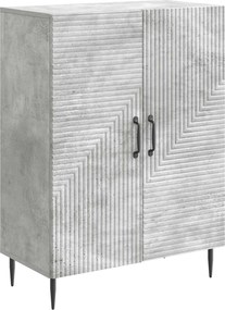 vidaXL Πλαϊνό γραφείο Γκρι Σκυροδέματος 66 x 34,5 x 89,5 εκ