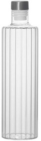 Μπουκάλι Stripes AH-MS73204 Φ8x30cm 1lt Clear Andrea House Glass
