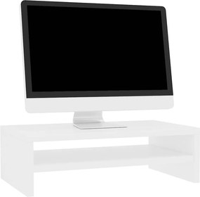 vidaXL Βάση Οθόνης Λευκή 42 x 24 x 13 εκ. από Επεξ. Ξύλο