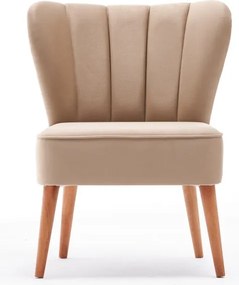 Πολυθρόνα Κρέμα LAYLA 65x65x80
