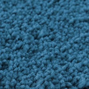 vidaXL Αντιολισθητικό μαξιλάρι μπάνιου Μπλε 60 x 90 cm PP