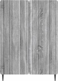 vidaXL Πλαϊνό γραφείο Γκρι Sonoma 66 x 34,5 x 92 εκ.