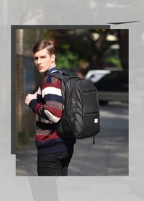 ARCTIC HUNTER τσάντα πλάτης 20005 με θήκη laptop 15.6", 26L, μαύρη