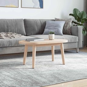 vidaXL Επιφάνεια Τραπεζιού Οβάλ 60x30x2,5 εκ. από Μασίφ Ξύλο Πεύκου