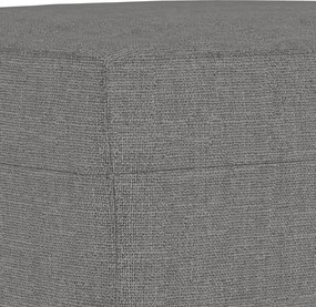 vidaXL Πάγκος Σκούρο Γκρι 100x35x41 εκ. Υφασμάτινος