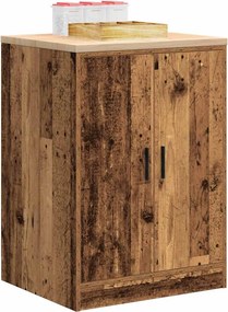 vidaXL ντουλάπι αποθήκευσης γκαράζ 60x51x85 εκ μασίφ ξύλο πεύκο