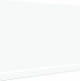 vidaXL Ύφασμα αντικατάστασης τέντας Λευκό 280 x 245 εκ. Πολυεστέρας