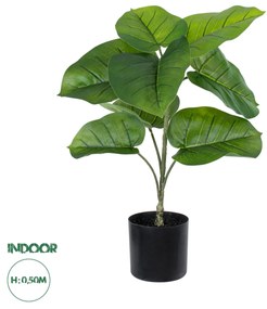 GloboStar® Artificial Garden FICUS RELIGIOSA TREE 20376 Τεχνητό Διακοσμητικό Φυτό Ιερή Συκή Υ50cm