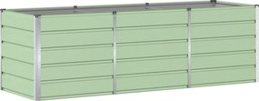 vidaXL Γλάστρα Πράσινο 240 x 80 x 75 εκ. Ατσάλι