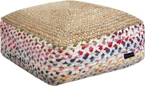 Πουφ (50x50x25) Guy Laroche Boho Multi