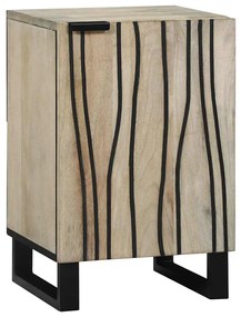 vidaXL Ντουλάπι Μπάνιου με ράφι Καφέ και Μαύρο 38 x 33.5 x 58 εκ.